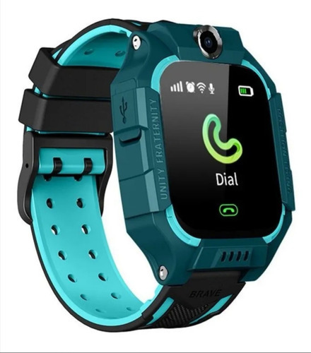 Reloj Inteligente Smartwatch Kids Ninos Gps Llamadas Camara Color De La Caja Verde