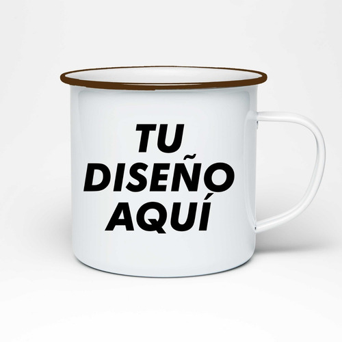 Imagen 2 de 8 de Taza Peltre Personalizada / Logotipos