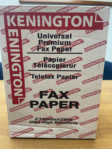 Papel Para Fax Marca Kenington