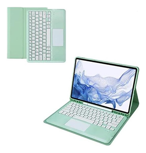 Funda Con Teclado Para Galaxy Tab S6 Lite Con Panel Táctil,