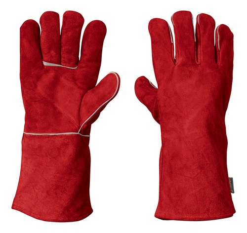 Guantes Rojos Para Soldador