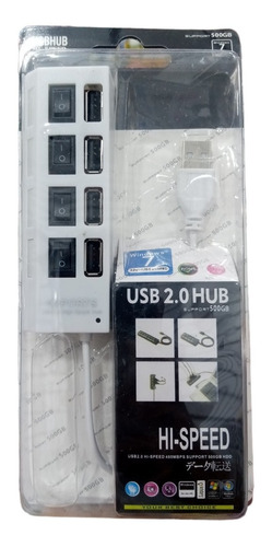 Extension De Puertos Usb De 4 Entradas Mayor Y Detal