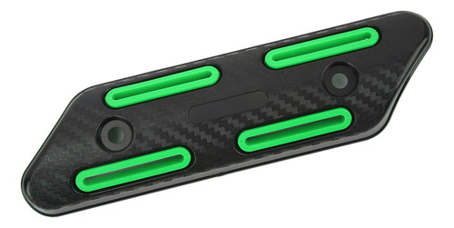 Protector Térmico De Tubo De Escape Verde Verde Universal Pa