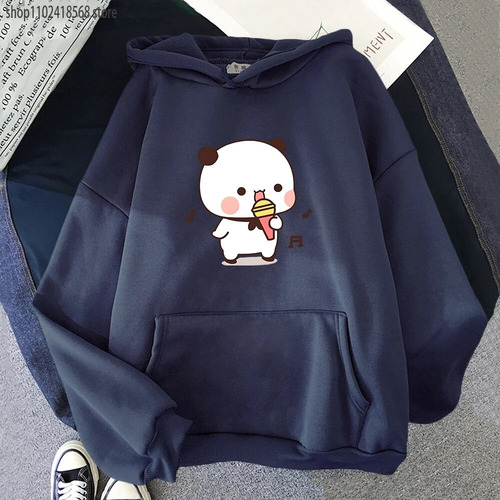 Xsx Sudadera Happy Bubu Is Singing With Dudu Hoodies Bear