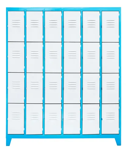 Lockers Metalicos 24 Puertas 1,85x1,53x52!!! Cierre Candado!