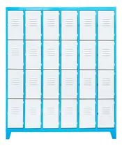 Comprar Lockers Metalicos 24 Puertas 1,85x1,53x52!!! Cierre Candado!