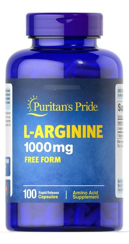 L-arginina 1000mg X100 Caps. - Energía, Músculo, Sist Inmune
