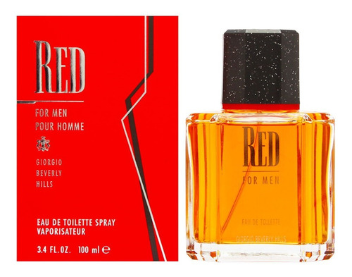 Perfume Red De Giorgio Beverly Hills 90ml. Para Caballero