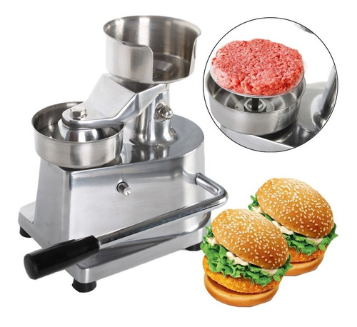 Máquina Formadora Carne De Hamburguesas Manual 13 Cm