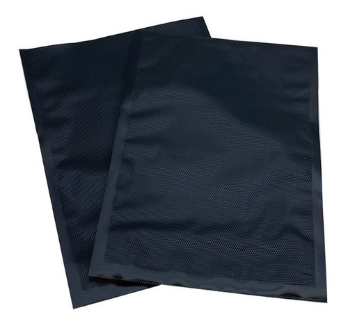 Imagen 2 de 7 de Bolsas Gofradas Negras Envasadora Turbosaver 50 U 22 X 30cm