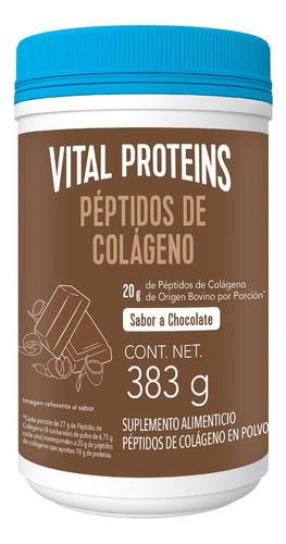 Péptidos De Colágeno Vital Proteins Sabor Chocolate 383g
