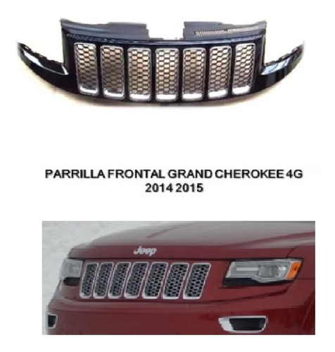 Parrilla Para Jeep Grand Cherokee 4g Plus 2014 - 2015 