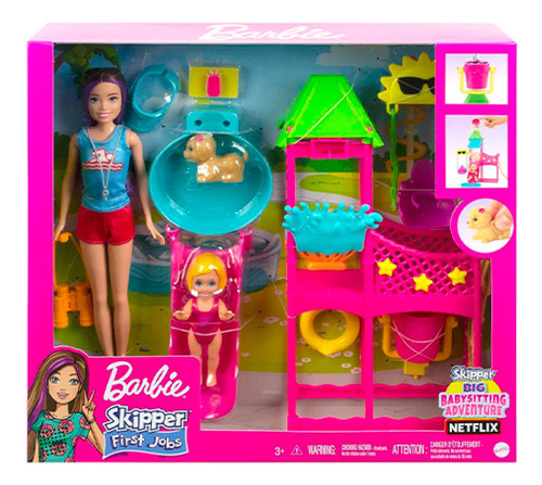 Set Muñeca Barbie Skipper En El Parque  Original Mattel. 