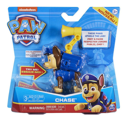 Paw Patrol Chese Figura Con Frases En Ingles