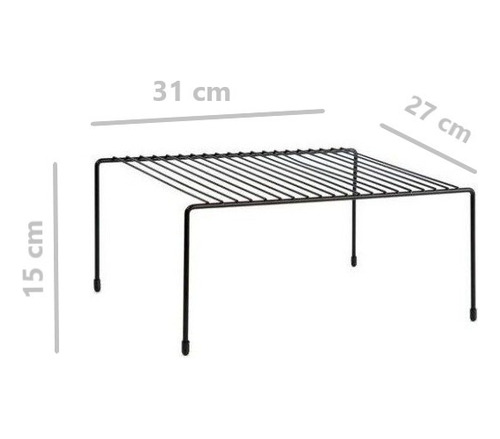 Imagen 4 de 8 de Organizador De Estante Alacena Reforzado Small