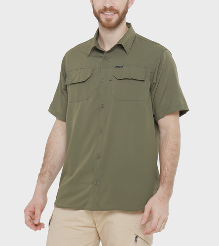 Camisa De Hombre Raven M/c - Montagne Tienda