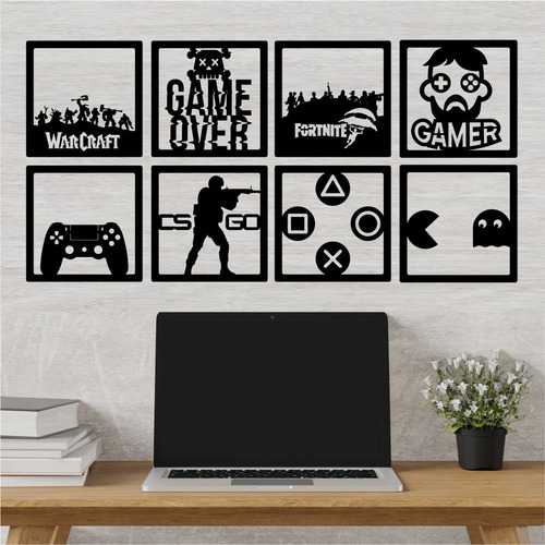 10 Kit Quadros Gamer 30 Kit Quadro Harry Potter 20 Mandalas