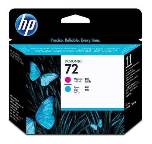 Cabezal Hp 72 C9383a Magenta Cyan Cartucho Original Tienda