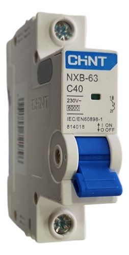 Interruptor Automático 40a 6ka Curva C, Chint, Certificado