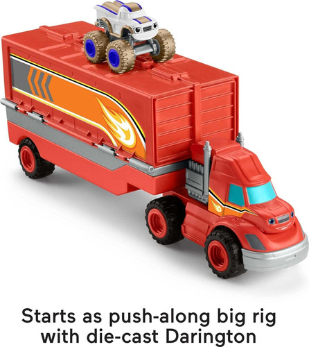 Fisher-price Blaze Y Monster Machines Toy Car Race Track Lan