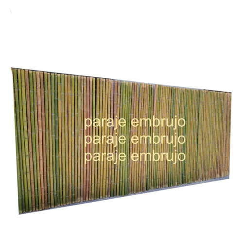 Cercos De Caña A Medida Tacuara Bambu Pergolas. Envios (Usado)