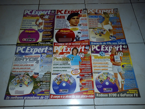 Revistas Pc Expert Lote Com 6 Edições Todas Sem O Cd (Usado)