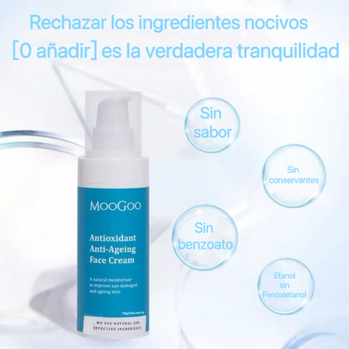 Moogoo Antioxidant Anti-ageing Face Cream 75g