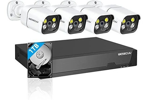 Wesecuu Poe Security Camera System, 4k 8ch Cctv Gm3fa