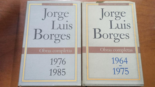Obras Completas(4 Tomos)-jorge Luis Borges-libreria Merlin