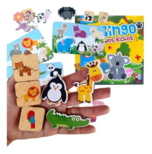 Kit 2 Jogos Bingo dos Bichos + Domino Animais 4ano 5ano 6ano - BATEMBUMBO -  Outros Jogos - Magazine Luiza