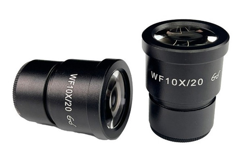 Ocular De Microscopio Wf10x /20 Mechanic Color Negro