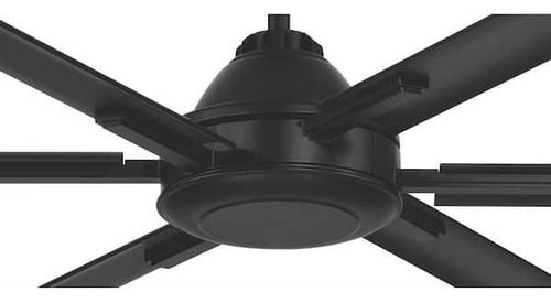 Abanico De Techo Grande 72' Control De Pared Home Deppot 1.829 M 60hz Negro Negro Plástico 6