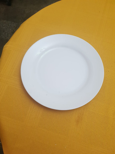 Platos Blancos Llanos (Usado)