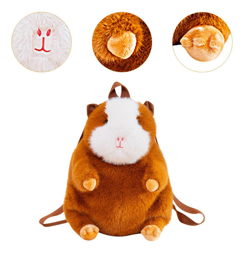 Mochila De Lujosa Bolso De Hombro De Decoración Marrón