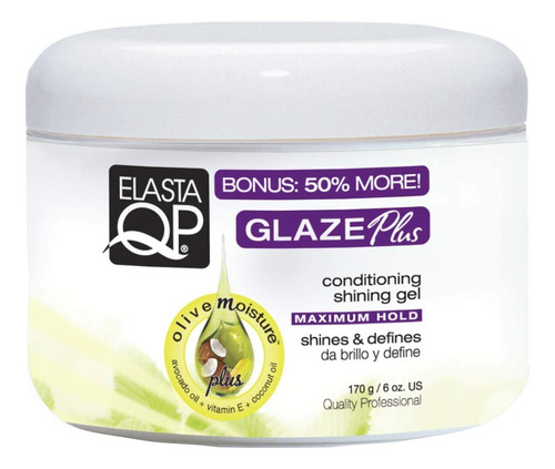 Qp Glaze Plus Gel De Sujeción Máxima   6oz