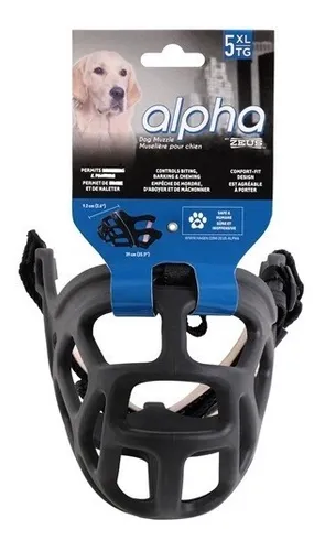 comprar Bozal Canasta Perros Caucho Termoplástico Alpha Zeus Xl N°5