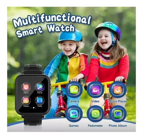 Reloj Inteligente Para Niños Con 24 Juegos De Rompecabezas,