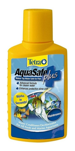 Tetra Aquasafe Plus 250ml Acondicionador Agua