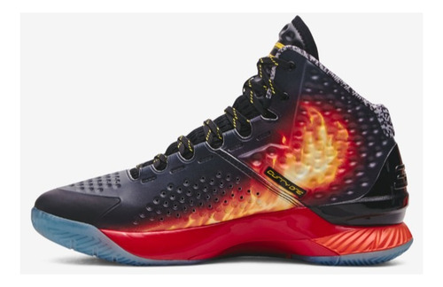 Tenis Under Armour 38138001 Curry 1 Retro Negro Hombre / J