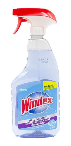 3 Pz - Windex Crystal Rain Sin Amoníaco 640ml Trigger