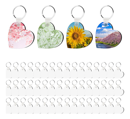 Llaveros De Mdf Sublimarts Para Sublimacion (un Solo Lado) 50 Pzs