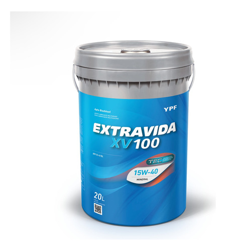 Ypf Extravida Xv 100 15w40 X20lts