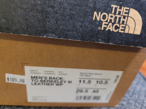 The North Face - Berkeley Iii Botas De Montaña 29.5 Mex (Usado)