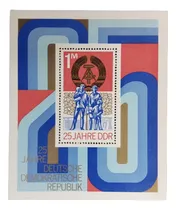 Comprar Alemania Ddr, Bloque Mi 41 25 Años Ddr 1974 Mint L16032