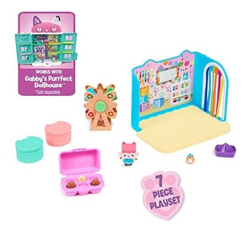 Gabby's Dollhouse Caja De Bebé Gato Craft-a-riffic Sala