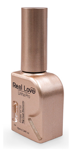 Top Coat Diamante Para Unhas Linha Pro 10 Ml - Real Love