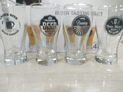 Imagen 1 de 1 de Set De Vasos Para Cerveza