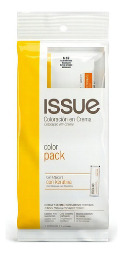 Issue Color Pack Máscara Keratina 6.62 Rojo Intenso Nacarado