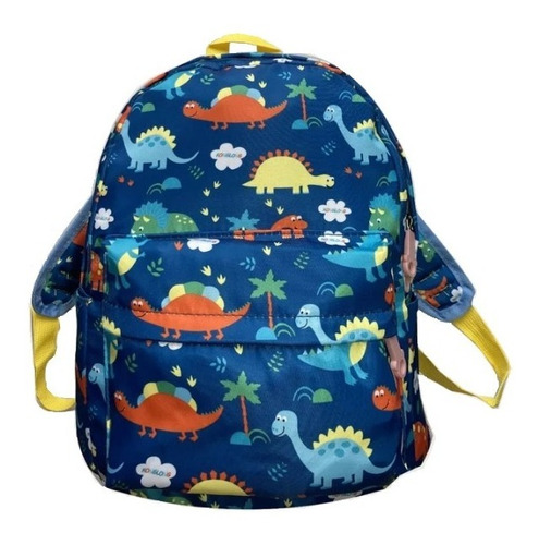 Mochila Colorida De Dinosaurios Libros Escuela Colegio Niños