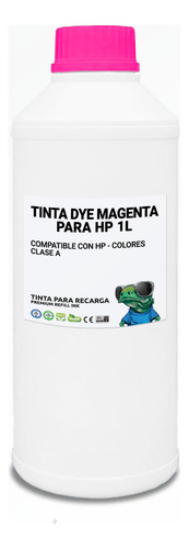 Tinta Geko Dye Magenta Para Hp 1l